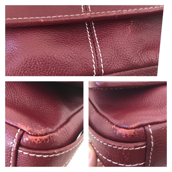 Picard German Leather Crossbody Bag Red - Picture 8 of 8